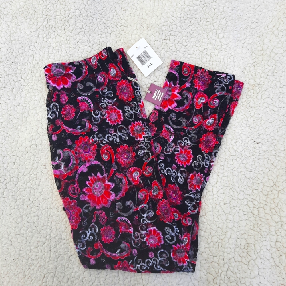 Poof Excellence Girl's Stretchy Lace Pants NWT